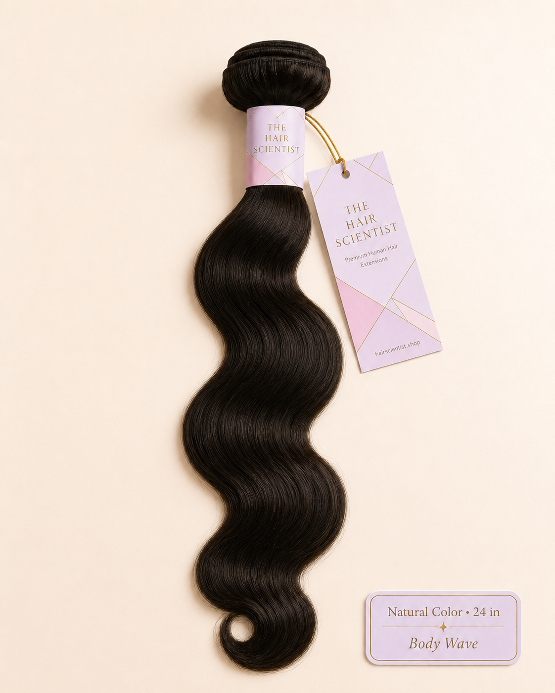Natural Color Body Wave Human Hair Bundle