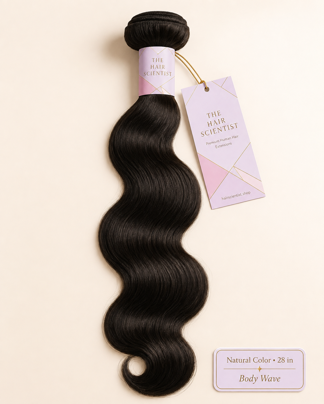 Natural Color Body Wave Human Hair Bundle