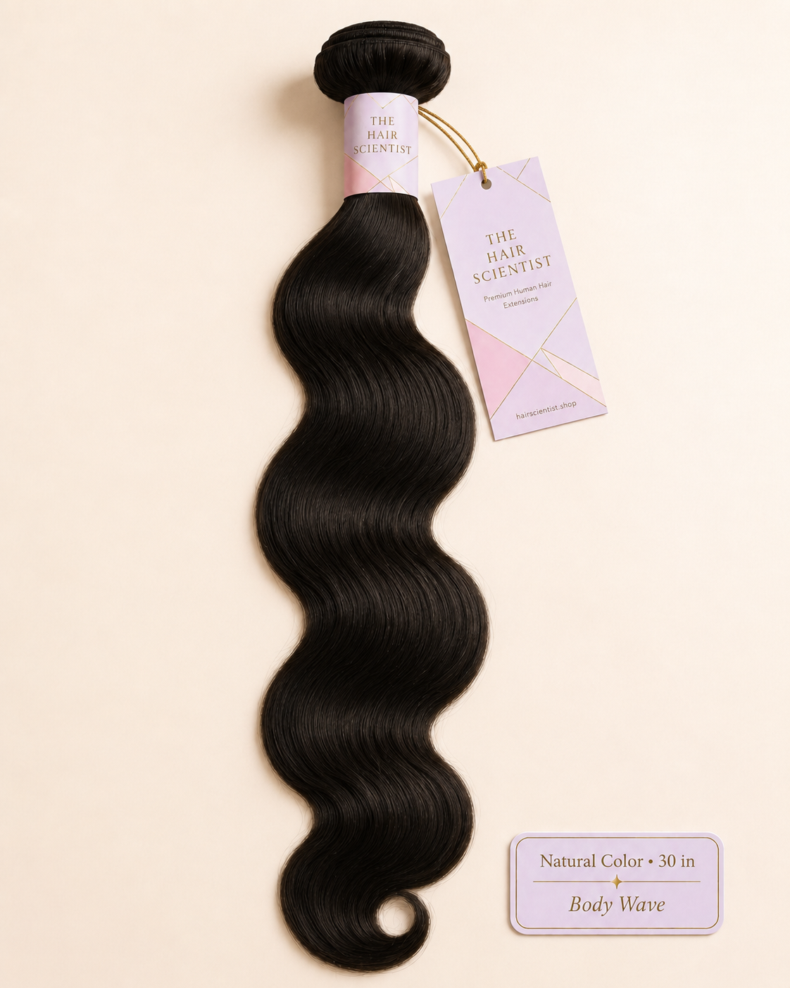Natural Color Body Wave Human Hair Bundle