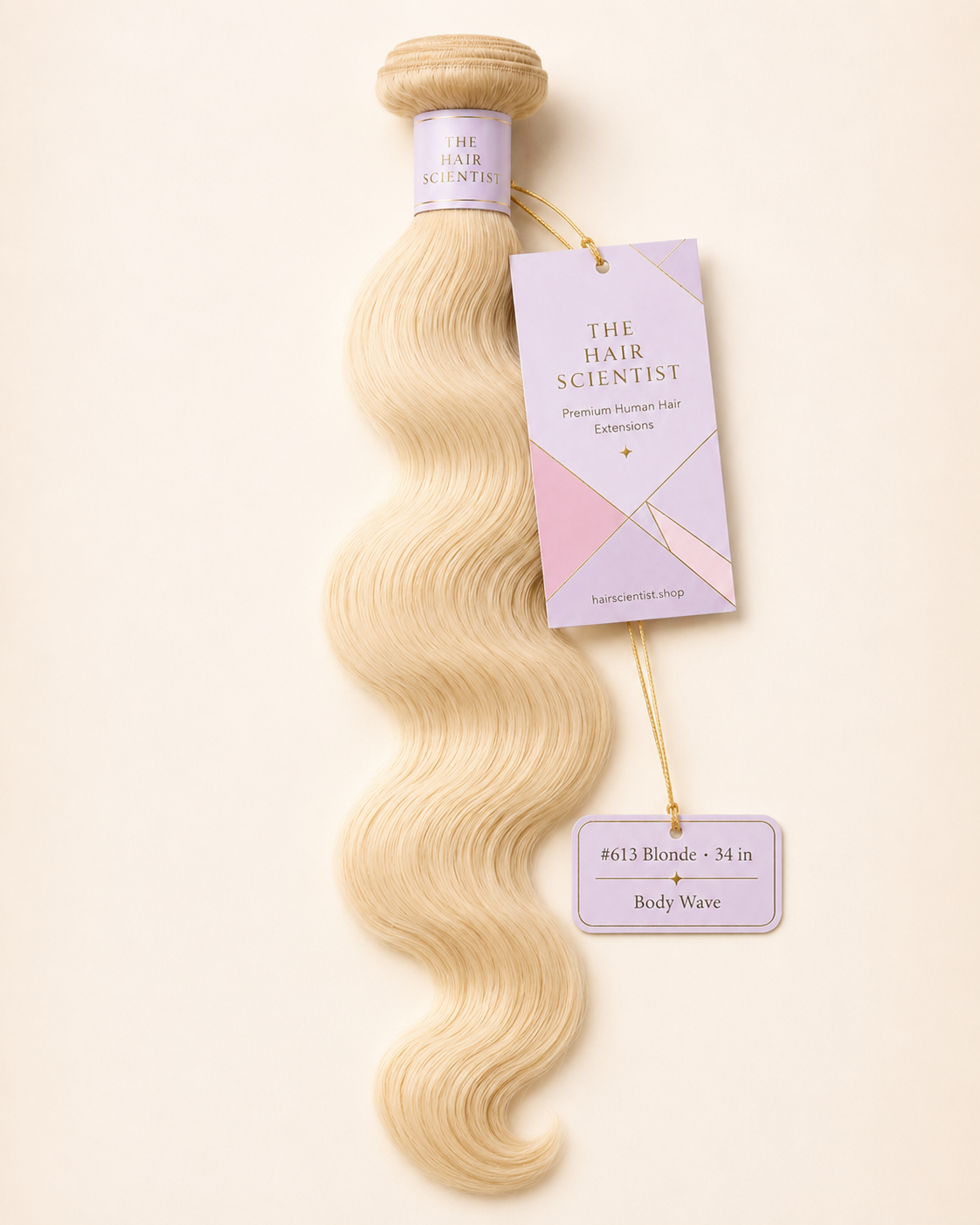 #613 Blonde Body Wave Human Hair Bundle